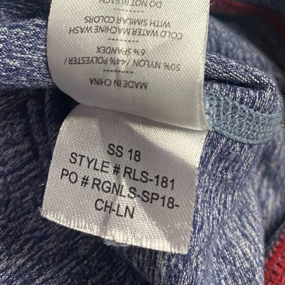 Rhone Shirt Men's XL Blue Heather Reign Long Sleeve Performance Gym Base Layer - Picture 8 of 11